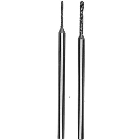 Proxxon 28255 Diamant-Spiralbohrer, je ein Stück 0,8 und 1,2 mm