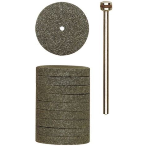 PROXXON 28304 10 ROUES ABRASIVES EN CARBURE DE SILICIUM AIGUILLES BROYA ES