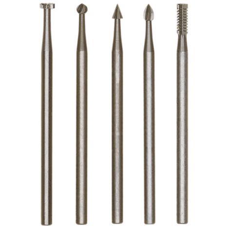 PROXXON 28710 5 FRESE FRESETTE ACCIAIO VANADIO PER LEGNO PLASTICA GESSI