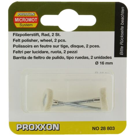 PROXXON 28803 "FIG.19"FELTRI A RUOTA (2 PZ)
