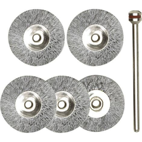 PROXXON 28952 5 DISQUES BROSSES ACIER