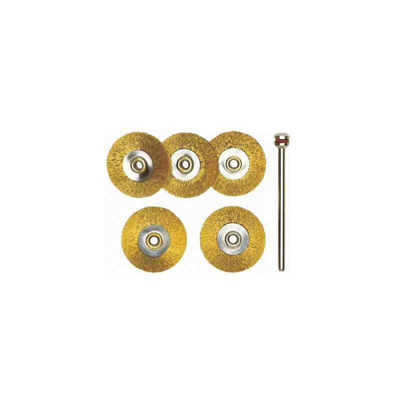 Proxxon - 28962 fig.22 spazzole ottone mm.22