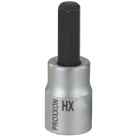Proxxon - 3/8" Innensechskanteinsatz, HX 6 mm, 50 mm lang - 23578