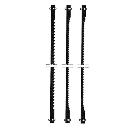 Proxxon art 28741 12 lame traforo per legno dentatura grossa 10 denti