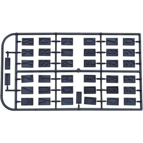 Proxxon - Buchstaben- und Zahlensatz zu GE 20 - 27104