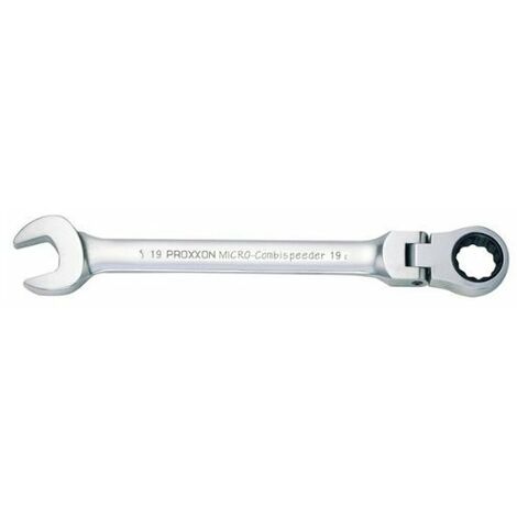 PROXXON DIFFÉRENTES CLÉS À CLIQUET MICROSPEEDER AVEC ARTICULATION, 17 MM