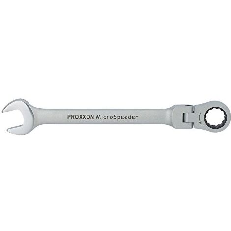 PROXXON DIFFÉRENTES CLÉS À CLIQUET MICROSPEEDER AVEC ARTICULATION, 19 MM