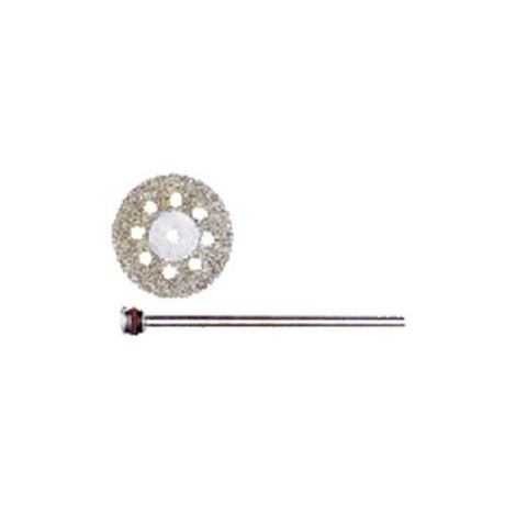 Proxxon – Disque diamant pour meuleuse Ø 20 mm – Disque de séparation ventilé – Pour céramique, plastique et métaux non ferreux – Coupe nette et précise - C58532