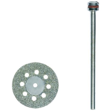Proxxon – Disques à tronçonner diamanté Ø 20 mm – Épaisseur 0.6 mm – Orifices de refroidissement pour coupe précise – Pour céramique et métaux non ferreux