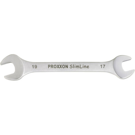 PROXXON Doppelmaulschlüssel 24x27 mm Serie SlimLine Oberfläche verchromt