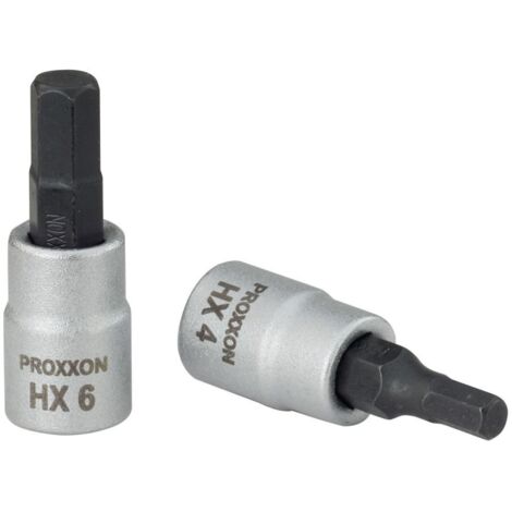 Proxxon Douille à six pans creux 1/4", 6 mm