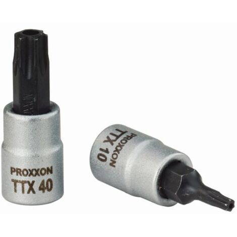 Proxxon Douille TX 1/4" T 30 avec alésage frontal