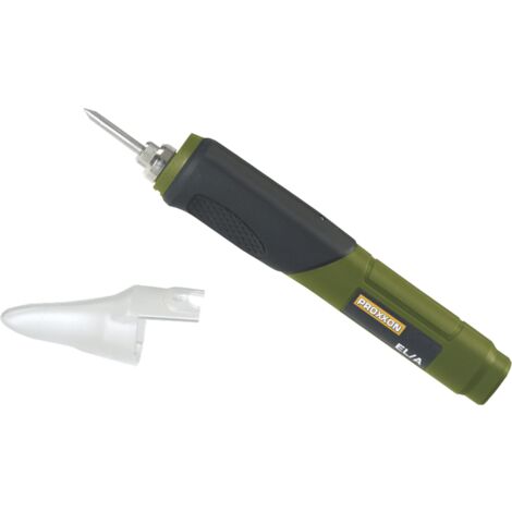Proxxon – Fer à souder sans fil 3,6V – Température 470°C – Autonomie 2Ah – Chargeur USB inclus – Lampe intégrée – 28142