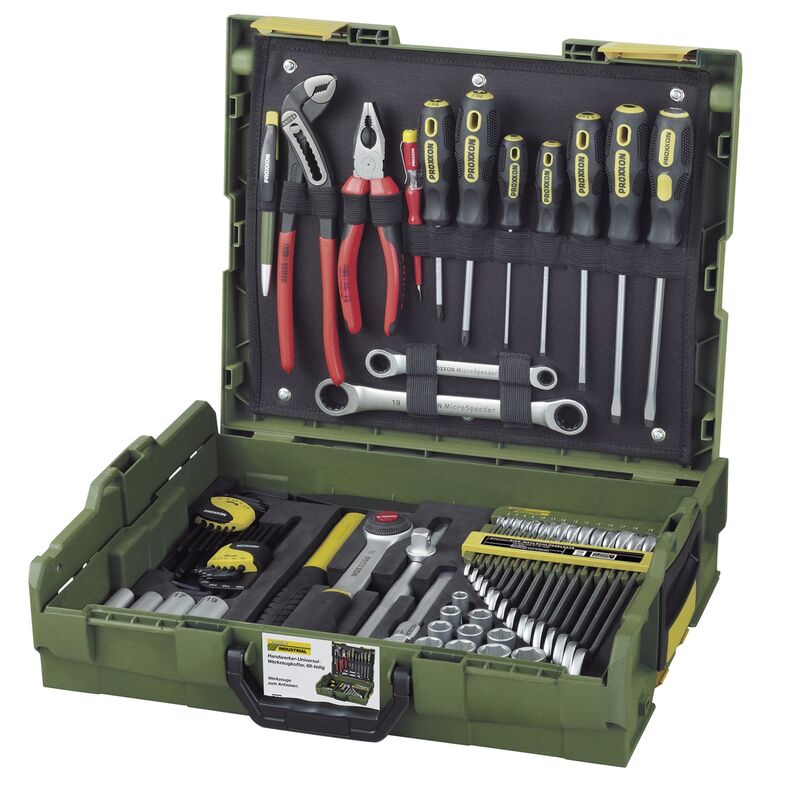 Proxxon - Handwerker-Univ.-Werkzeugkoffer 69-tlg. in L-Boxx