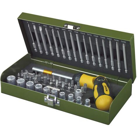 Proxxon Industrial 23104 set di punte per avvitamento in metallo