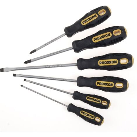 Proxxon Industrial FLEX-DOT Werkstatt Schraubendreher-Set 6teilig Schlitz, Kreuzschlitz Pozidriv
