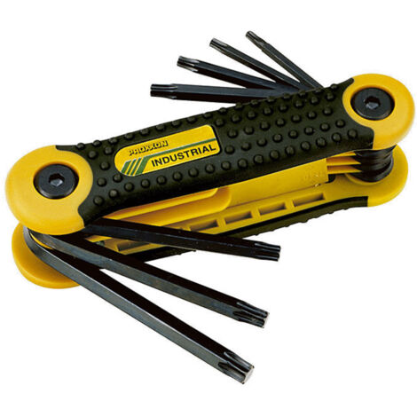Proxxon Industrial Innen-Sechsrund (TX) Winkelschraubendreher-Set T 9, T 10, T 15, T 20, T 25, T