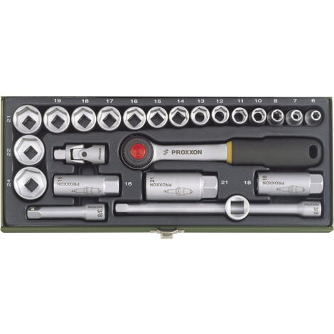 Proxxon Industrial  Steckschlüsselsatz metrisch 3/8" (10 mm) 24teilig 23110