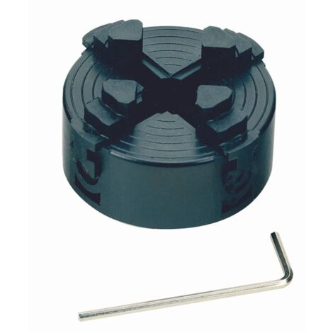 Proxxon – Mandrin 4 mors pour tour à bois DB 250 – Mors réglables pour pièces asymétriques – Capacité de serrage 1,5 à 67 mm