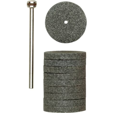 Proxxon Micromot 28 304 Kit di dischi di smerigliatura in carburo di silicio 11pz. Ø gambo 2,35 mm 1 KIT