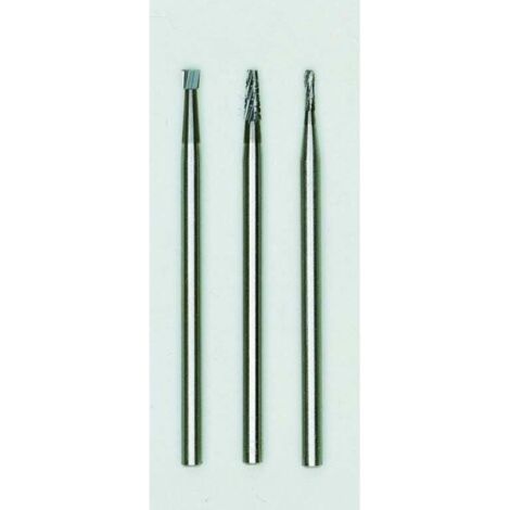 Proxxon Micromot Hartmetall-Fräsersatz 1,2 x 4,0 mm, 3 Stück Kegel: 2,1 mm