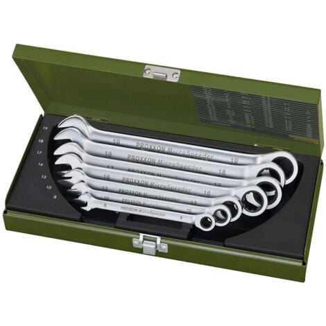 Proxxon - MicroSpeeder-Satz in Standardausführung, 8-10-13-16-17-18-19 mm (7-teilig) - 23275