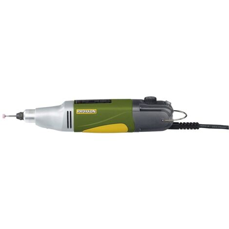 Proxxon – Perceuse-fraiseuse 100W – Vitesse variable 5 000-20 000 tr/min – Col de 20 mm – Livrée avec 6 pinces de serrage 1-3.2 mm