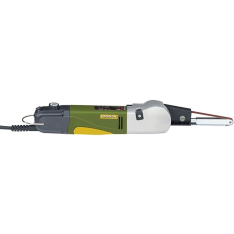 Proxxon – Ponceuse à bande 28536 – Puissance 100W – Vitesse 225-450 m/min – Longueur bande 350mm – Pour bois, métal et plastique