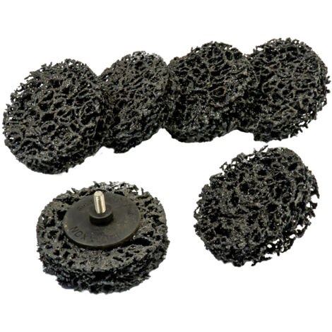 Proxxon Reinigungsscheibe Ã¸ 50 mm, grobes Reinigungsvlies, 6 Stück