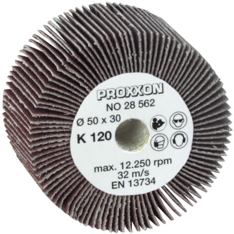 Proxxon - Schleifmopwalze für Walzenschleifer WAS/E + WAS/A, Korn 240, 2 Stück - 28563