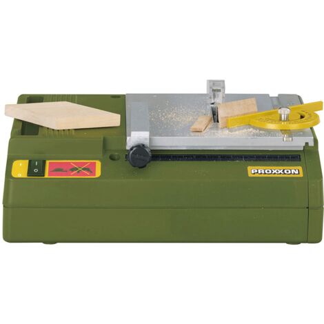 Proxxon – Mini-scie sauteuse de table 58 mm – Puissance 85 W – Vitesse 5000 tr/min – Pour coupes précises bois et métal – Compacte et légère - C52771