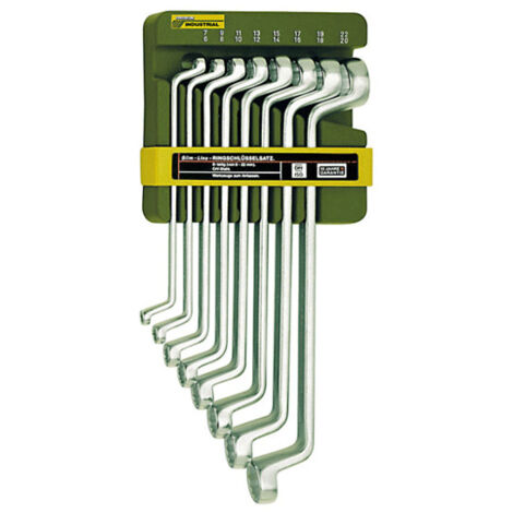 Proxxon - SlimLine Doppel-Ringschlüsselsatz von 6 x 7 bis 20 x 22 mm (8-teilig) - 23810