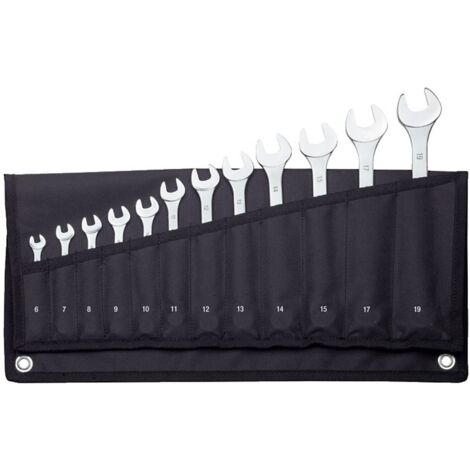 PROXXON SlimLine-Ring-Maulschlüsselsatz für metrische Schraubengrößen (12-teilig) - 23825