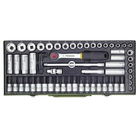 PROXXON Super-Kompaktsatz, 3/8" (65-teilig) - 23112
