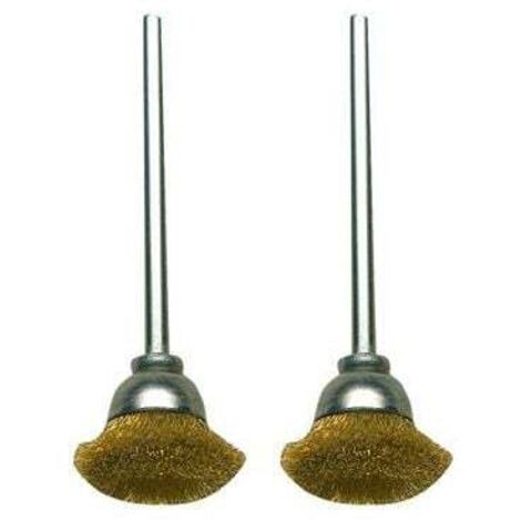 Proxxon - Topfbürsten, Messing, Ø 13 mm, 2 Stück - 28963