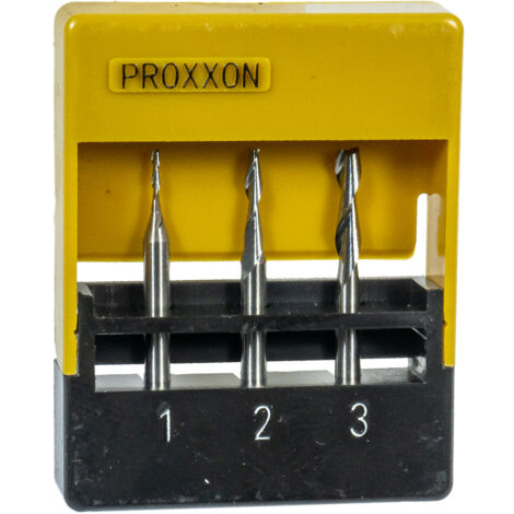 PROXXON Vollhartmetall-Schaftfräsersatz (3-teilig) - 27116