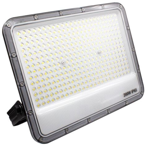 Proyector aluminio LED 200W 6500K IP65 Negro