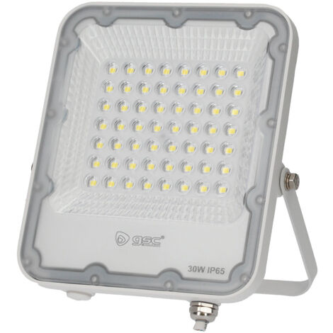 Proyector aluminio LED 30W 6500K IP65 Blanco