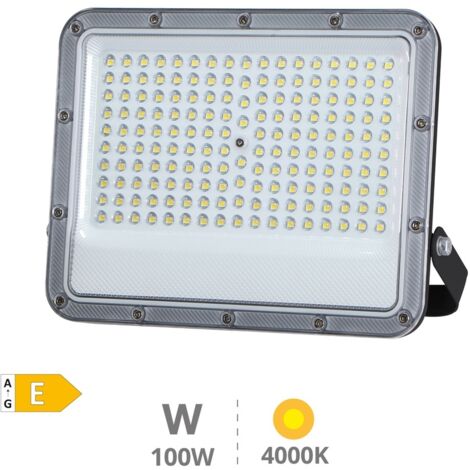 Proyector aluminio LED Belinta 100W 4000K IP65 Negro