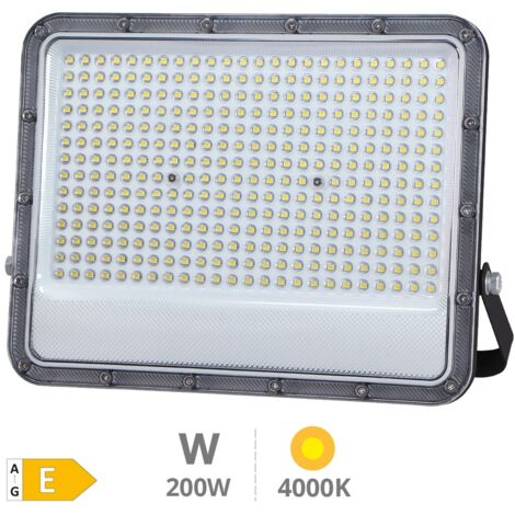 Proyector aluminio LED Belinta 200W 4000K IP65 Negro