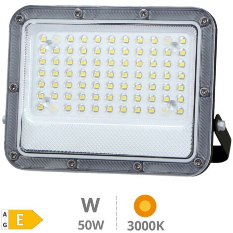 Proyector aluminio LED Belinta 50W 3000K IP65 Negro