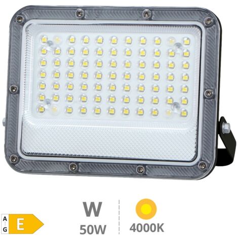 Proyector aluminio LED Belinta 50W 4000K IP65 Negro
