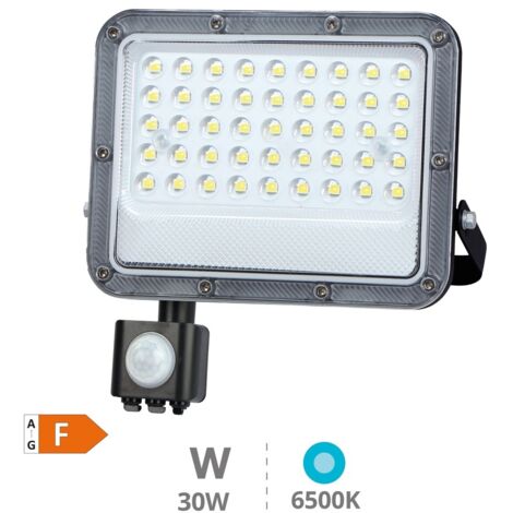 Proyector aluminio LED Belinta con sensor 30W 6500K IP65 Negro