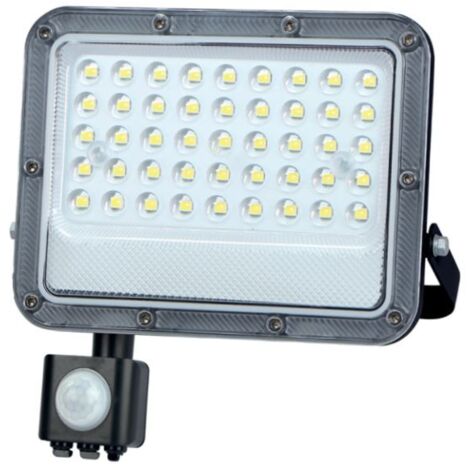 Proyector aluminio LED Belinta con sensor 50W 6500K IP65 Negro