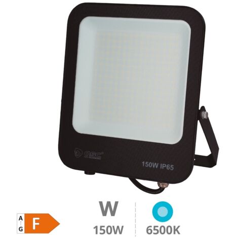 Proyector aluminio LED Santadi 150W 6500K IP65 Negro