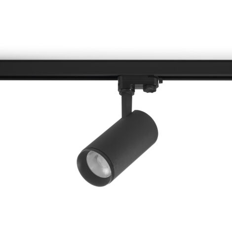 Proyector carril/superficie AMY LED COB 25W 2817lm(2451lm) CRI90 3000K 36º Negro