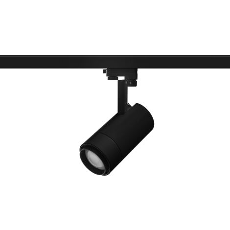 Proyector carril/superficie tilt ENIGMA LED COB 35W 1790lm-3720lm CRI80 4000K 10º/60º - Negro