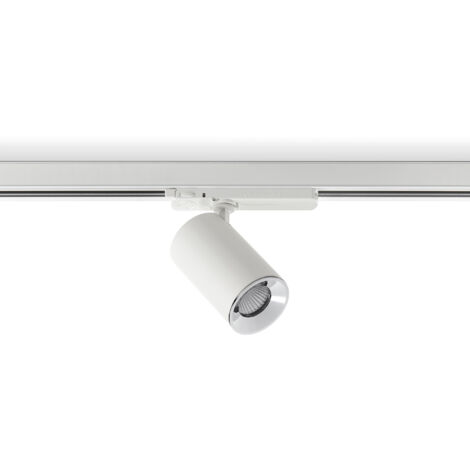 Proyector carril tilt ARROW Medium DALI LED COB 18.60W 2449lm(1579lm) CRI90 4000K 40º Blanco Cromo