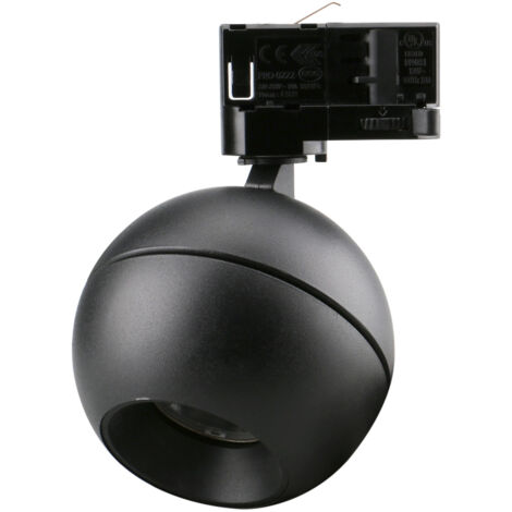 Proyector carril tilt UKU2 Corte de fase L,C LED COB 7W 881lm(687lm)/913lm(718lm)/954lm(740lm) CRI90 2700K/3000K/4000K 24º Negro Negro