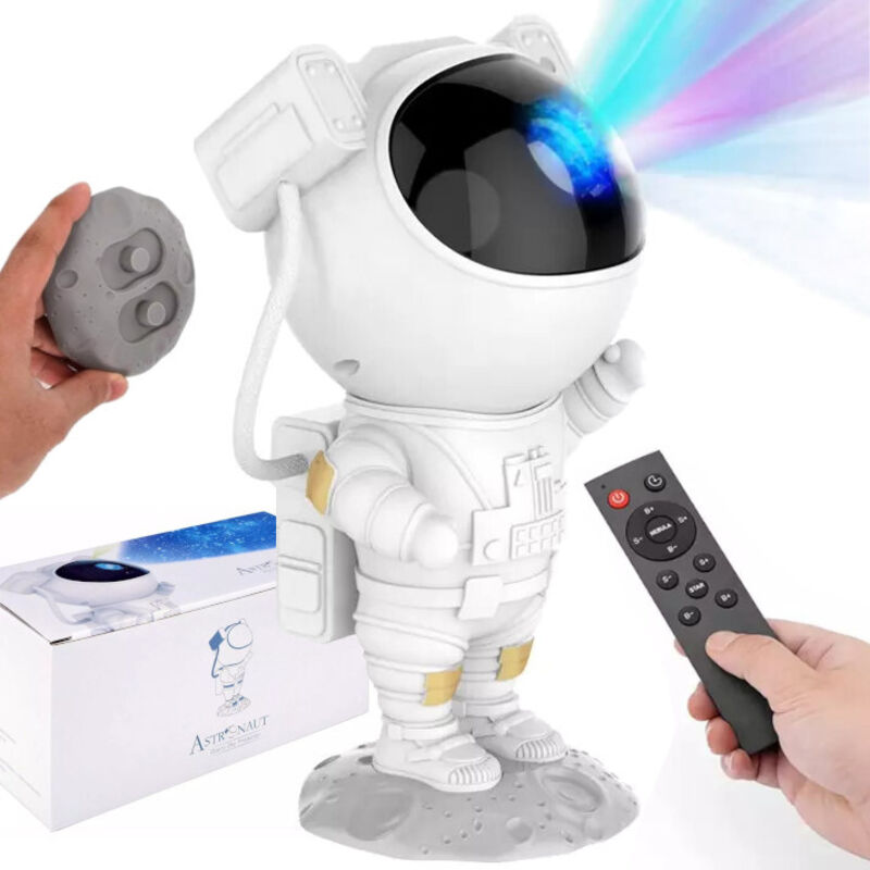 Proyector de estrellas, luz nocturna LED de astronauta + control remoto